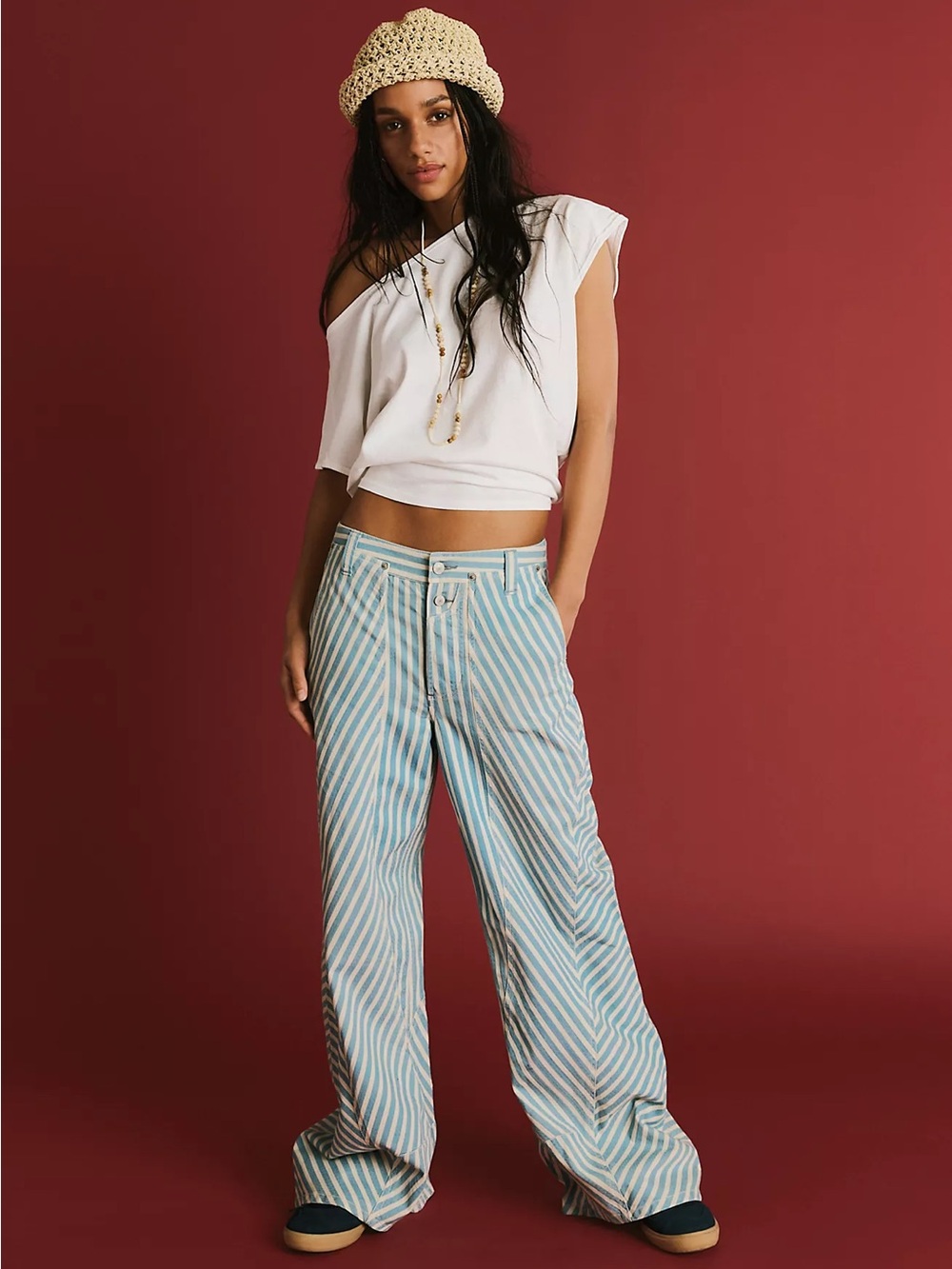NWT Free People Runyon Striped Pants